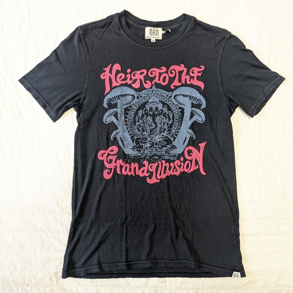 Juicy Couture Heir To The Grand Illusion Embroidered Tshirt M